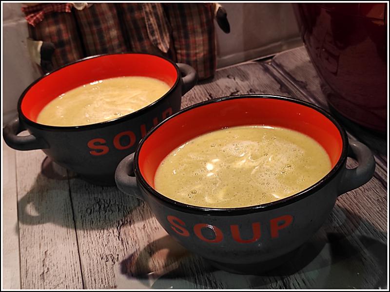 Soupe poireaux aux roquefort avec moulinex easy soup soupe mixée 