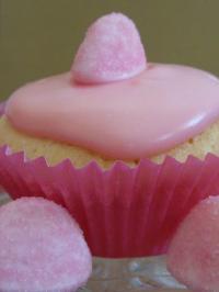 Lovely Girly Pinky Cupcakes (Cupcakes aux Fraises)
