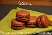 Macarons au Chocolat et Poivre Voatsiperifery 