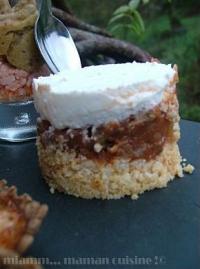 Mini Cheese Cakes  la Caponata d\'Aubergines & au Chvre Frais