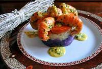 Timbales de Langoustines Flambes au Whisky