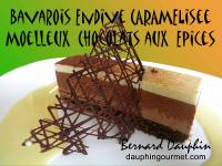 Bavarois d\'Endive Caramlise et de Chocolat aux Epices