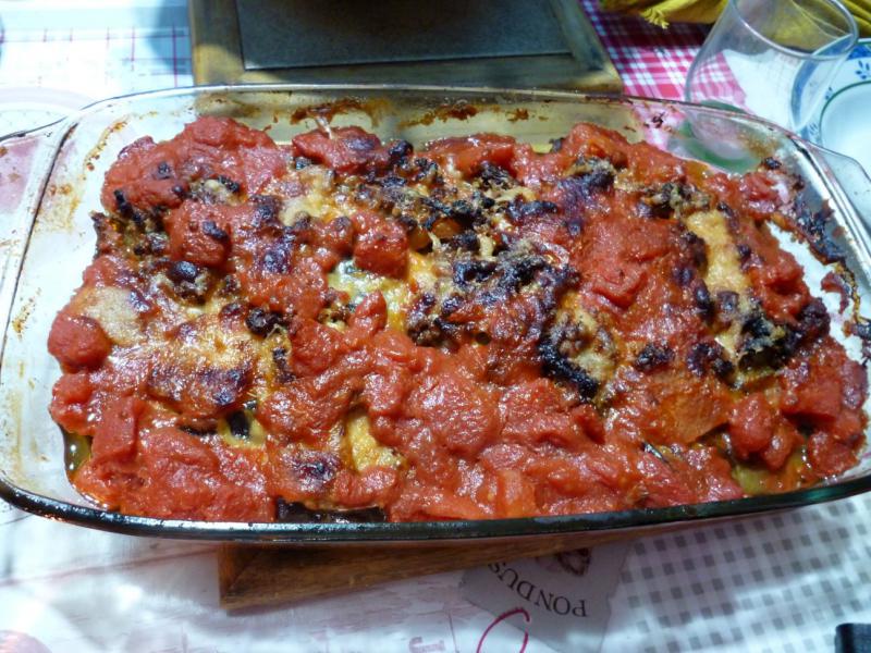 GRATIN D\'AUBERGINES au boeuf hach