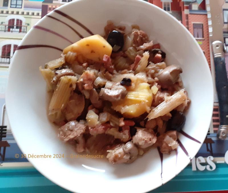 Saut de veau aux olives