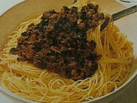 Spaghettis  la Sauce Piquante